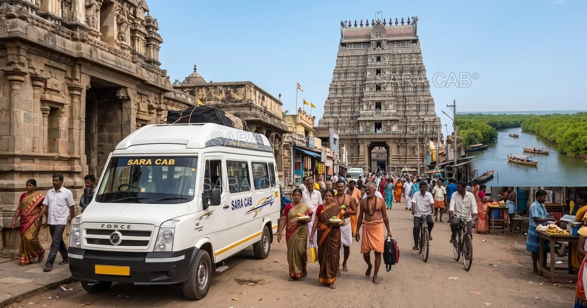 Chennai to Chidambaram Tempo Traveller and Force Urbania rental - Sara Cab