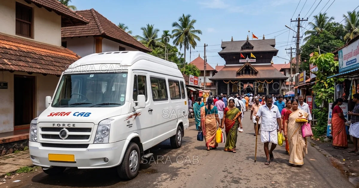 Chennai to Guruvayur Sri Krishna Temple Kerala Tour - Sara Cab