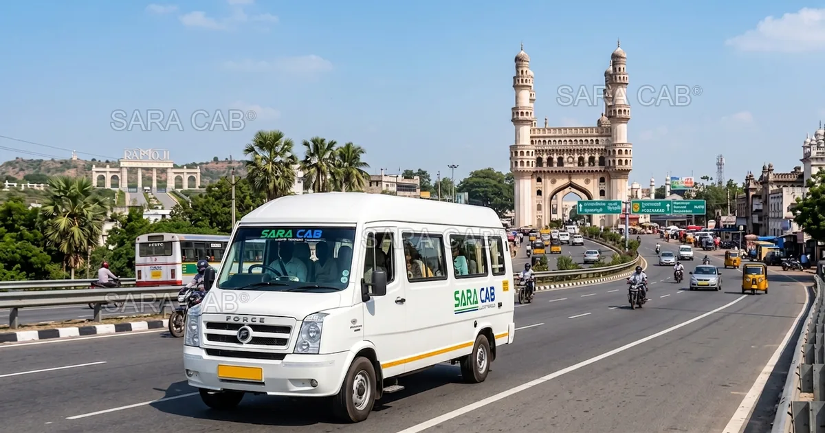 Chennai to Hyderabad Tempo Traveller and Force Urbania rental - Sara Cab
