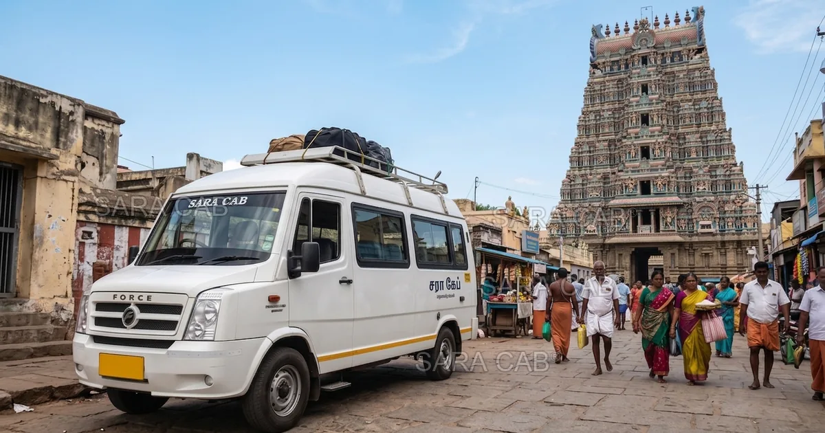 Tempo Traveller & Force Urbania Rental in Vadapalani Chennai - Sara Cab Watermarked