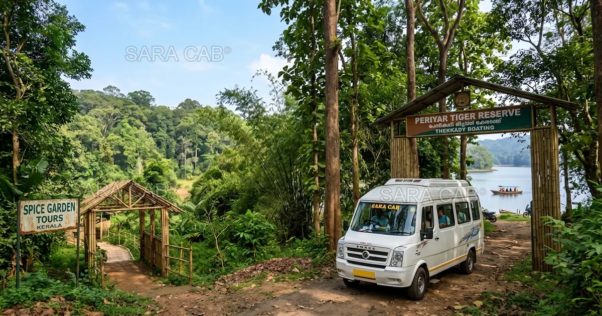 Chennai to Thekkady Tempo Traveller and Force Urbania rental - Sara Cab