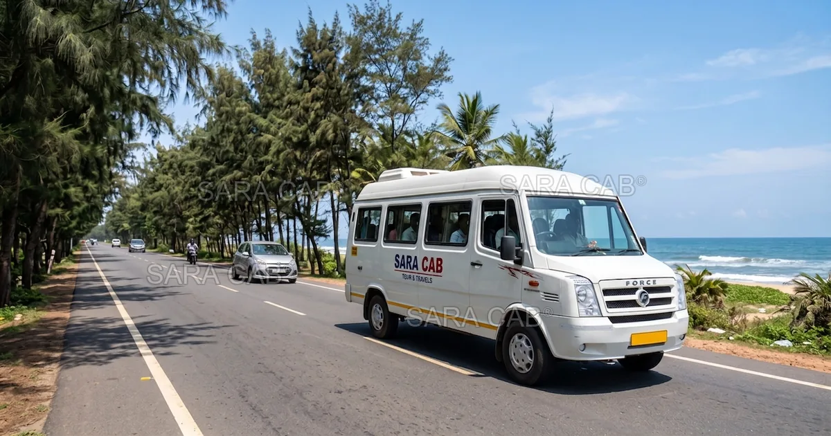 Tempo Traveller & Force Urbania Rental in ECR Chennai - Sara Cab Watermarked