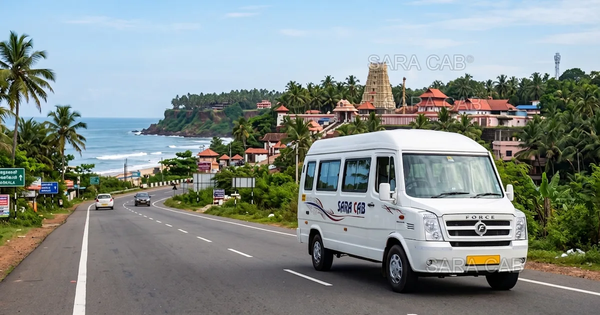 Chennai to Varkala Cliff Beach & Janardhana Temple - Sara Cab